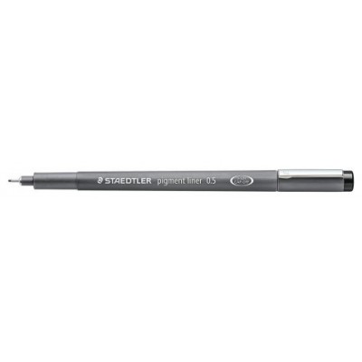 ROTULADOR CALIBRADO PIGMENT LINER 308, 0,5MM, NEGRO STAEDTLER 308 05-9 (MIN10) (Espera 4 dias)